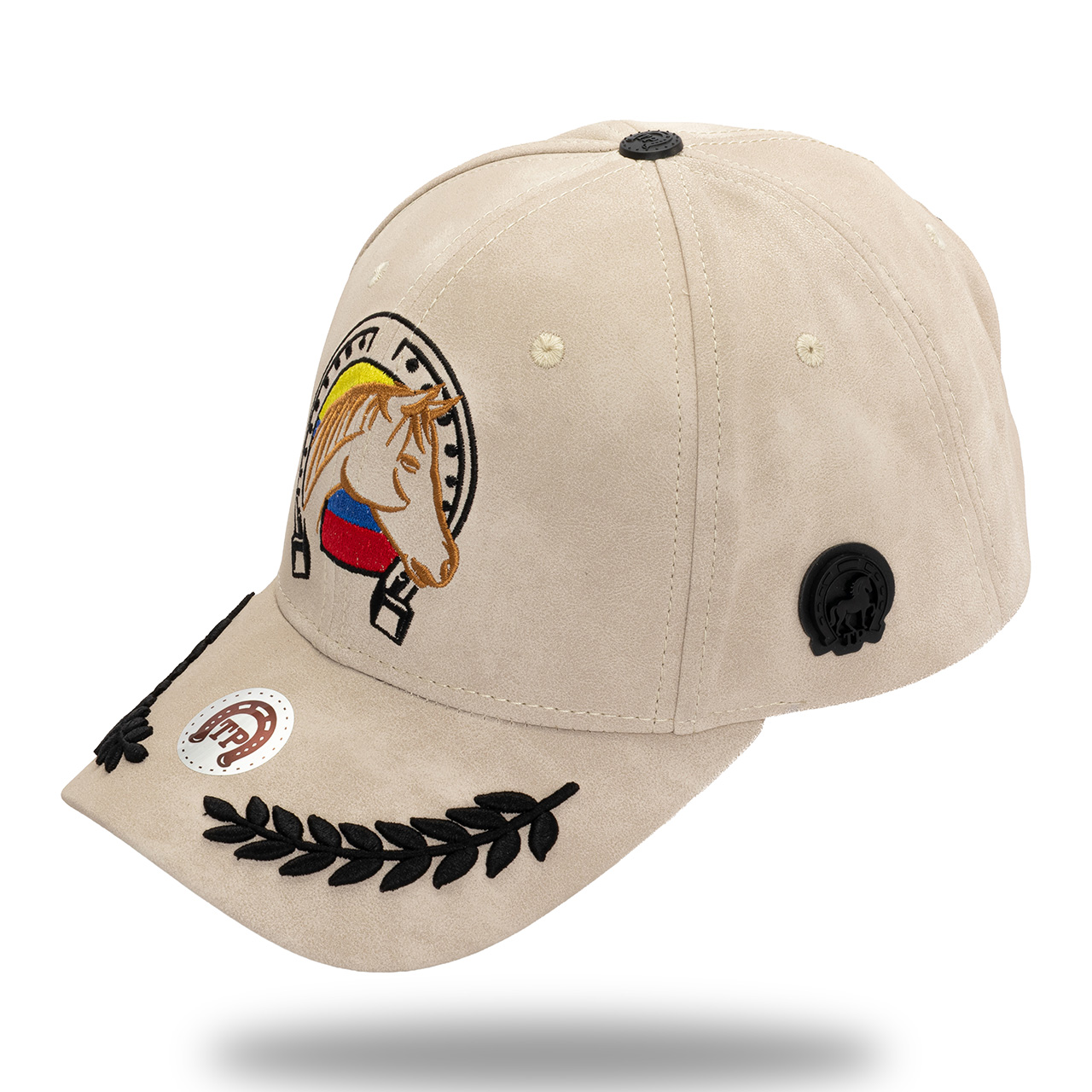 Gorra Microfibra Bordado Frontal Caballo Colombia