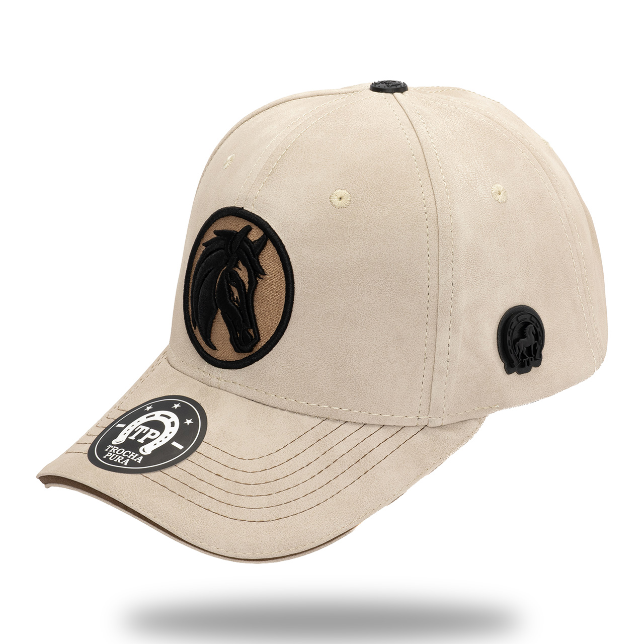 Gorra Tipo Cuero Parche Frontal